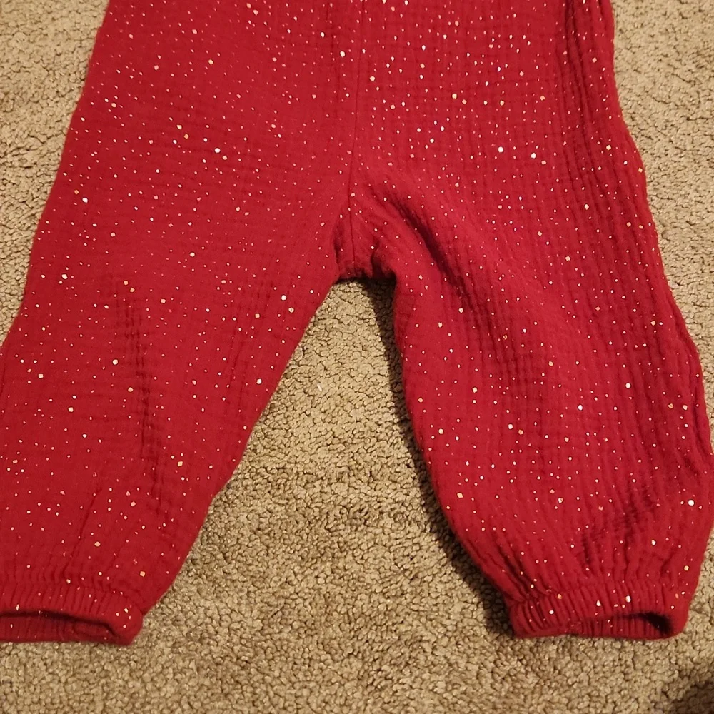 Cat & Jack holiday romper- 12 months wore once